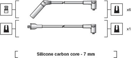 Magneti Marelli 941318111062 - Комплект проводів запалювання autocars.com.ua