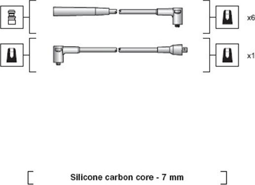 Magneti Marelli 941318111066 - Комплект проводів запалювання autocars.com.ua