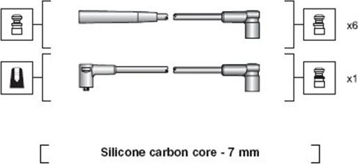 Magneti Marelli 941318111067 - Комплект проводов зажигания avtokuzovplus.com.ua