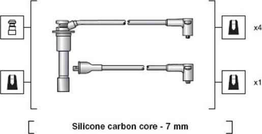 Magneti Marelli 941318111079 - Комплект проводов зажигания avtokuzovplus.com.ua