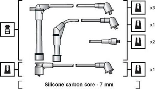 Magneti Marelli 941318111091 - Комплект проводів запалювання autocars.com.ua