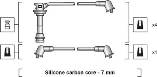 Magneti Marelli 941318111105 - Комплект проводів запалювання autocars.com.ua