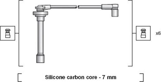 Magneti Marelli 941318111131 - Комплект проводів запалювання autocars.com.ua