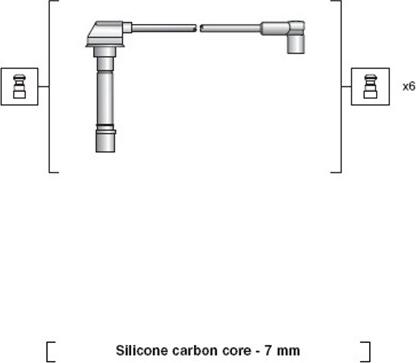 Magneti Marelli 941318111132 - Комплект проводів запалювання autocars.com.ua