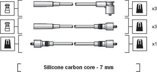 Magneti Marelli 941318111141 - Комплект проводів запалювання autocars.com.ua