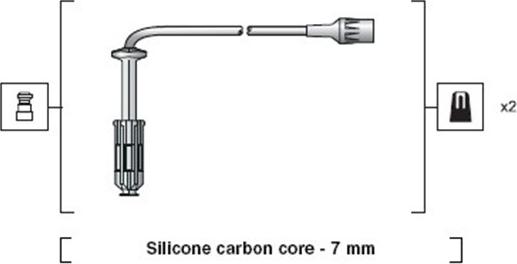 Magneti Marelli 941318111156 - Комплект проводов зажигания autodnr.net