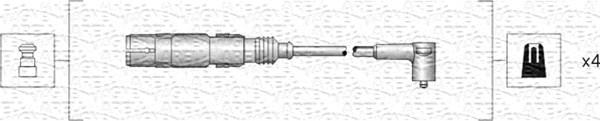 Magneti Marelli 941318111164 - Комплект проводов зажигания autodnr.net