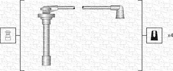 Magneti Marelli 941318111172 - Комплект проводов зажигания autodnr.net