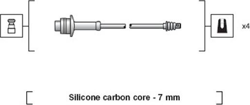 Magneti Marelli 941318111174 - Комплект проводов зажигания avtokuzovplus.com.ua