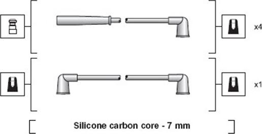 Magneti Marelli 941318111179 - Комплект проводів запалювання autocars.com.ua