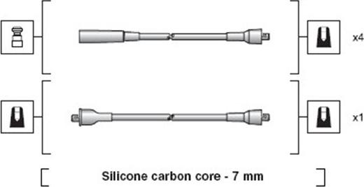 Magneti Marelli 941318111217 - Комплект проводів запалювання autocars.com.ua