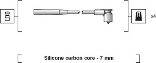 Magneti Marelli 941318111235 - Комплект проводов зажигания autodnr.net
