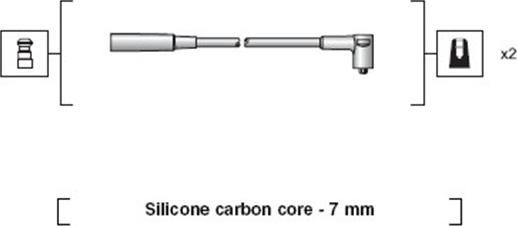 Magneti Marelli 941318111243 - Комплект проводів запалювання autocars.com.ua