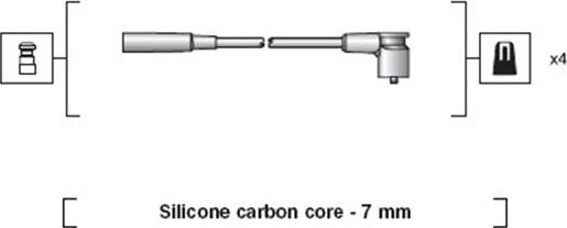 Magneti Marelli 941318111246 - Комплект проводов зажигания avtokuzovplus.com.ua