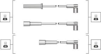 Magneti Marelli 941319170021 - Комплект проводів запалювання autocars.com.ua