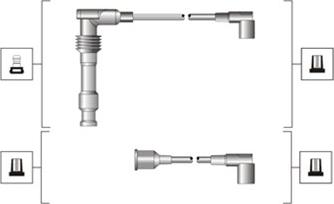 Magneti Marelli 941319170085 - Комплект проводів запалювання autocars.com.ua