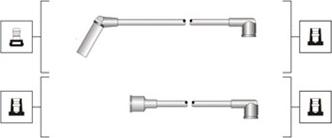 Magneti Marelli 941319170091 - Комплект проводів запалювання autocars.com.ua