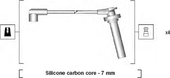 Magneti Marelli 941325070900 - Комплект проводов зажигания avtokuzovplus.com.ua