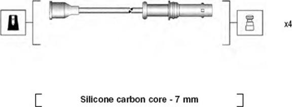 Magneti Marelli 941355020920 - Комплект проводів запалювання autocars.com.ua