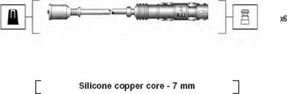 Magneti Marelli 941455010942 - Комплект проводов зажигания autodnr.net