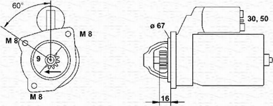 Magneti Marelli 943220735010 - Стартер autodnr.net