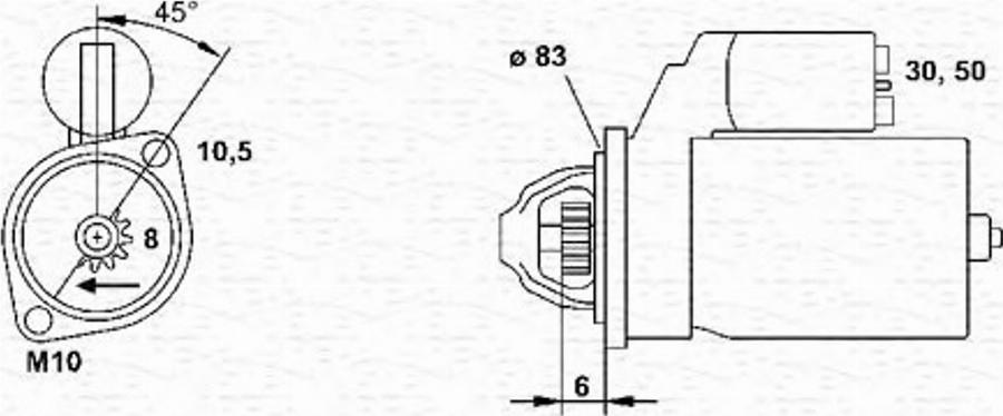 Magneti Marelli 943241024010 - Стартер autodnr.net