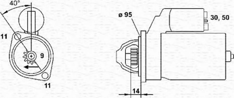 Magneti Marelli 943241031010 - Стартер autodnr.net