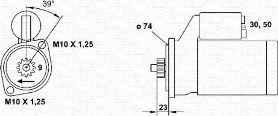 Magneti Marelli 943241092010 - Стартер autodnr.net