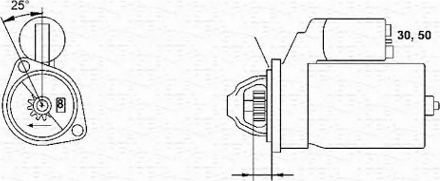 Magneti Marelli 943241158010 - Стартер autocars.com.ua