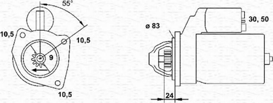 Magneti Marelli 943251057010 - Стартер avtokuzovplus.com.ua