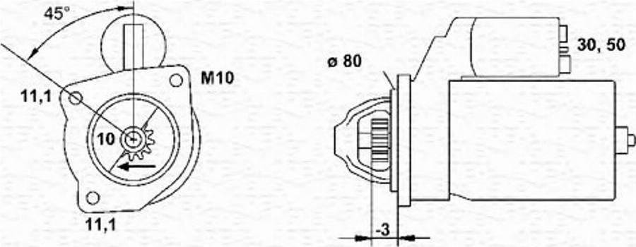 Magneti Marelli 943251059010 - Стартер avtokuzovplus.com.ua