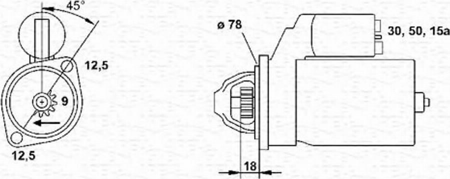 Magneti Marelli 943251061010 - Стартер autodnr.net