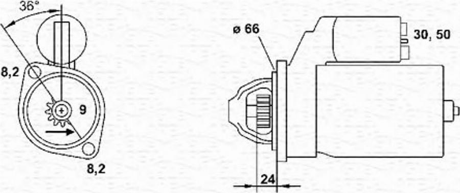 Magneti Marelli 943251072010 - Стартер autodnr.net