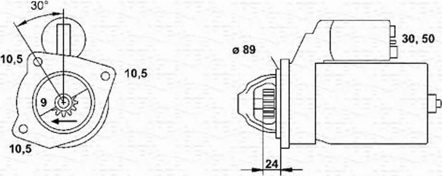 Magneti Marelli 943251075010 - Стартер autodnr.net