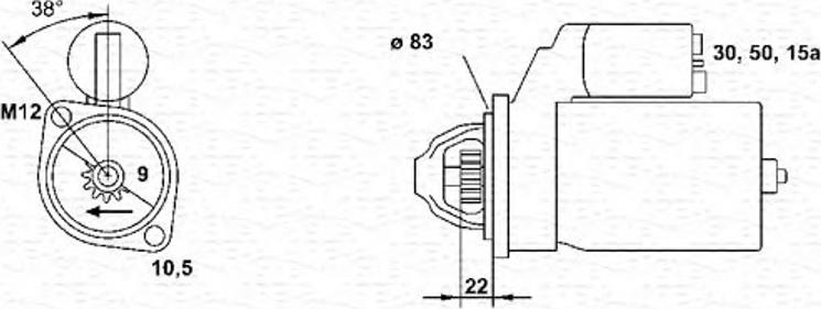 Magneti Marelli 943251139010 - Стартер autodnr.net