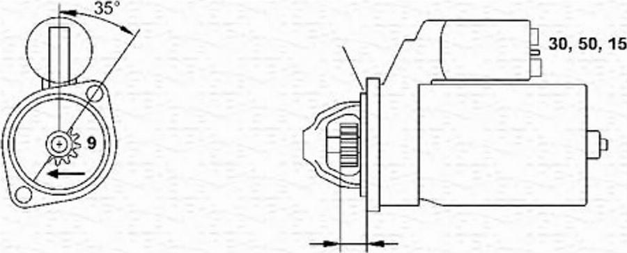 Magneti Marelli 943251220010 - Стартер autocars.com.ua