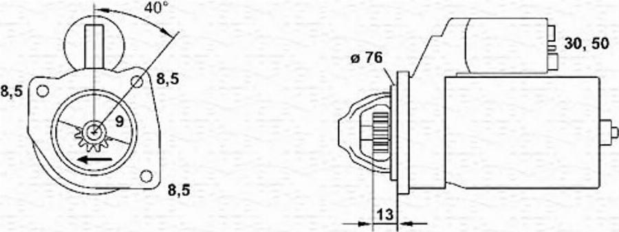 Magneti Marelli 943251268010 - Стартер avtokuzovplus.com.ua