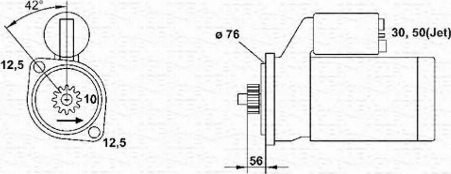 Magneti Marelli 943251327010 - Стартер autodnr.net