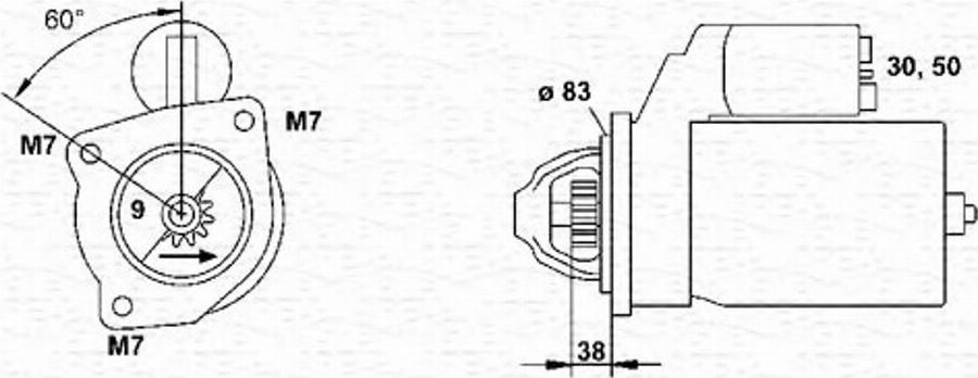 Magneti Marelli 943251401010 - Стартер autodnr.net