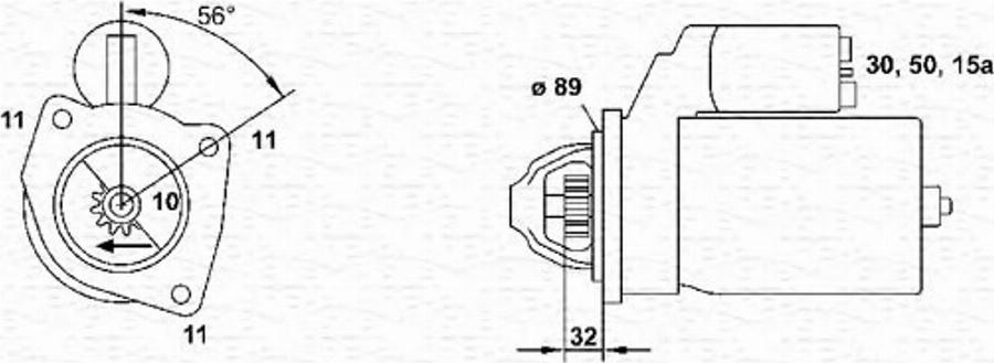 Magneti Marelli 943251413010 - Стартер autodnr.net