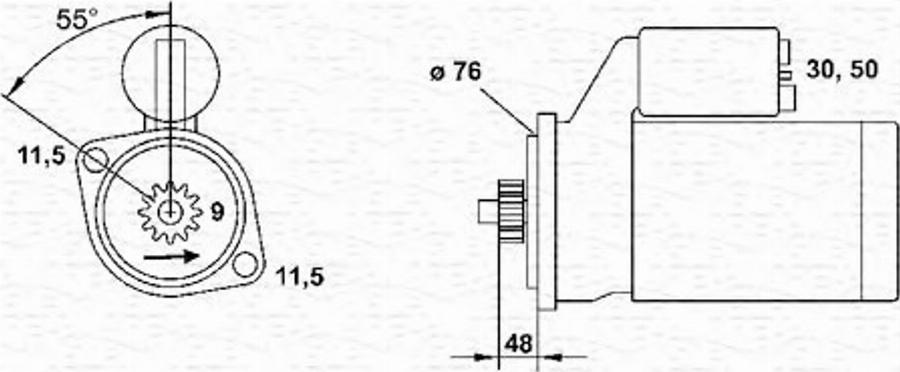 Magneti Marelli 943251436010 - Стартер autodnr.net