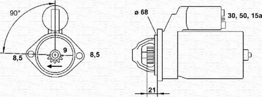 Magneti Marelli 943251439010 - Стартер autocars.com.ua