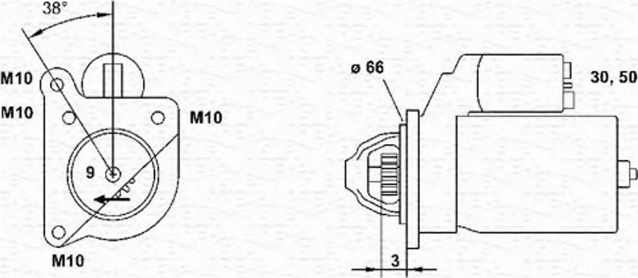 Magneti Marelli 943251454010 - Стартер autodnr.net