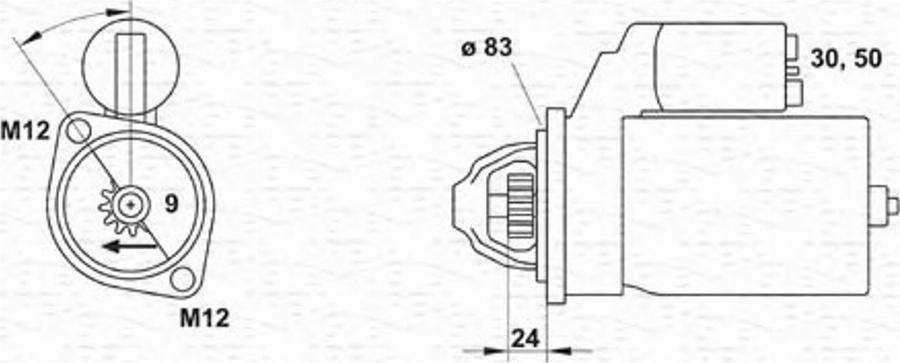 Magneti Marelli 943251501010 - Стартер autodnr.net