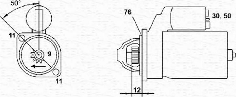 Magneti Marelli 943251549010 - Стартер autodnr.net