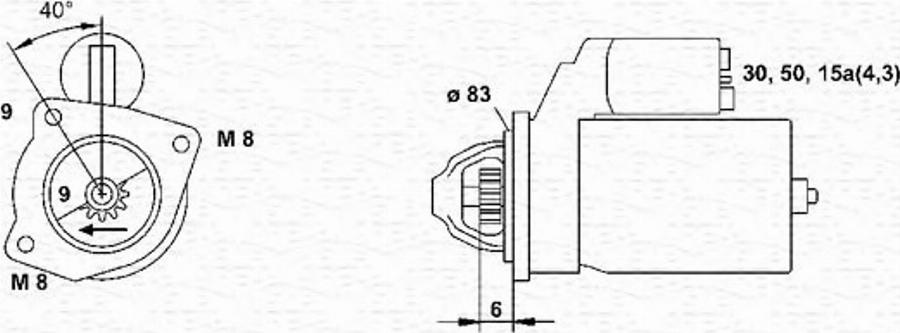 Magneti Marelli 943251627010 - Стартер autodnr.net