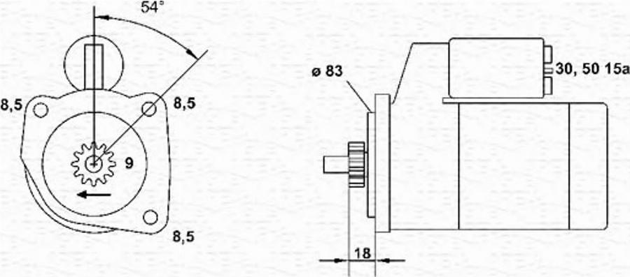 Magneti Marelli 943251646010 - Стартер autodnr.net