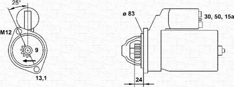 Magneti Marelli 943251648010 - Стартер avtokuzovplus.com.ua