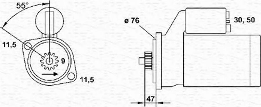 Magneti Marelli 943251670010 - Стартер autodnr.net