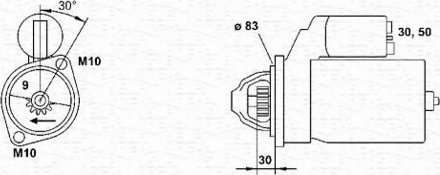 Magneti Marelli 943251674010 - Стартер autodnr.net